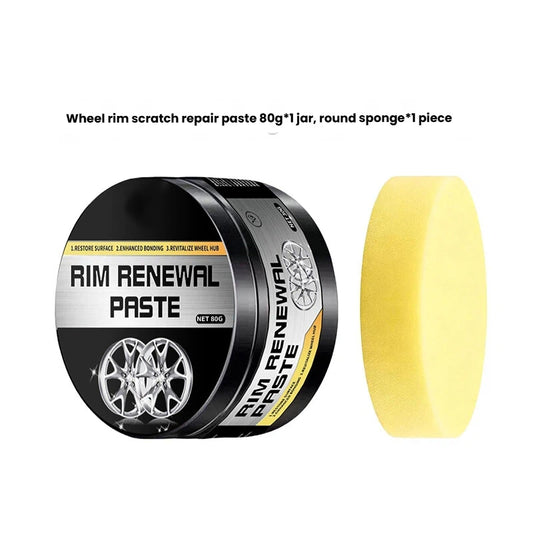 🔥 Rim Renewal Paste — Restore, Polish & Protect Your Wheels Like a Pro (80g + Sponge)
