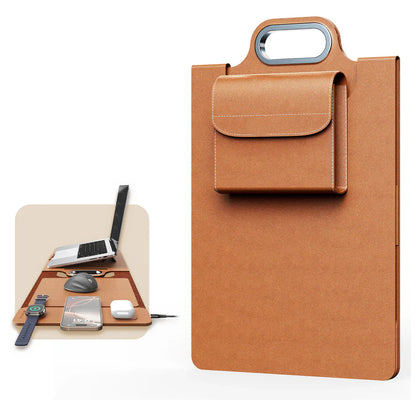 ✨ 3-in-1 Workstation Sleeve for 16" Laptops | 15W Wireless Charging & Ergonomic Stand 💻⚡️💼
