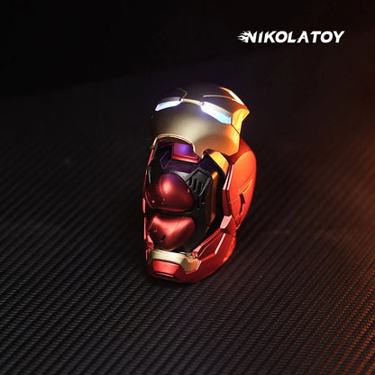 Iron Man Alloy Shell TWS Bluetooth Earbuds