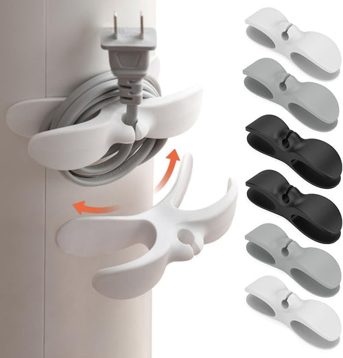 Cord Organizer for Appliances, Cord Holder Cord Wrap Cable Organizer Stick On Flat or Round Surface for Small Kitchen Appliances, Blenders, Coffee Maker, Pressure Cookers and Air Fryer