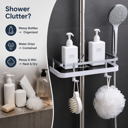 AquaNest™ — Transform Your Shower into a Calm, Clutter-Free Oasis