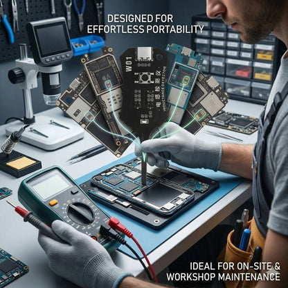 Type-C Inductance Tester Motherboard Coil Tester, Electronic Circuit Board Inductor Detector
