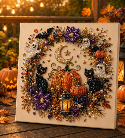 🔥 Last Day 49% OFF – 👻✨ Halloween Pearl Art DIY Kit