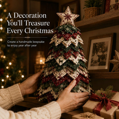 DIY Quilted Fabric Christmas Tree Kit