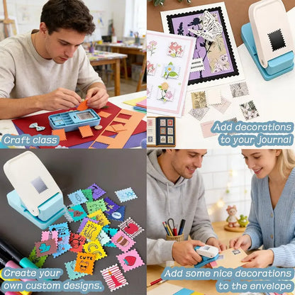 Rectangular Postage Stamp Paper Punch