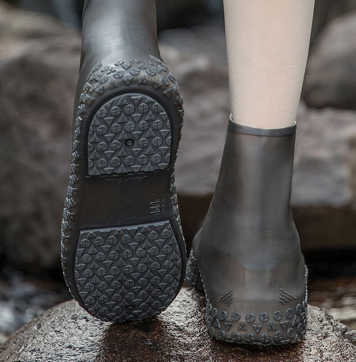Stop Wet Shoes! 🌧️ Heavy-Duty Waterproof Shoe Covers – Anti-Slip & Foldable