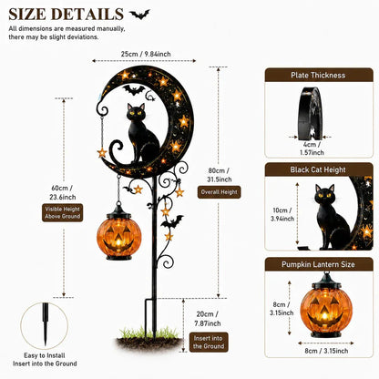 🎃 Spooky-Cute 33" Solar Halloween Garden Stake Light (40% OFF)