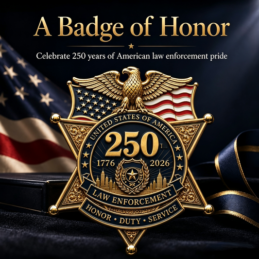 ⚡️Flash Sale 49% OFF - America 250 Law Enforcement Brooch