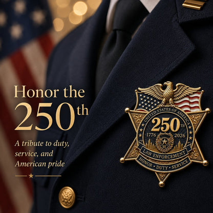 ⚡️Flash Sale 49% OFF - America 250 Law Enforcement Brooch