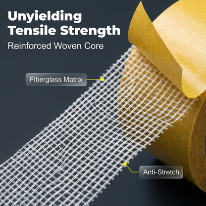 🔥 Heavy-Duty Double-Sided Grid Tape – Strong Hold, Easy Tear & Clean Removal