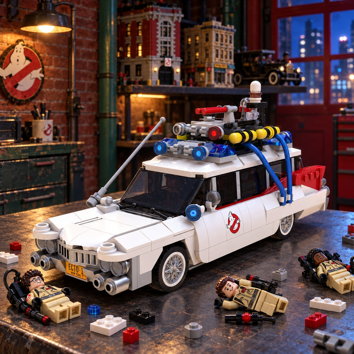 👻 Ghostbusters ECTO-1 43rd Anniversary (1984 - 2027) Building Set