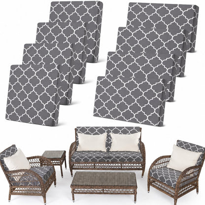 🛋️ Waterproof Outdoor Patio Sofa Cushion Covers 🔥