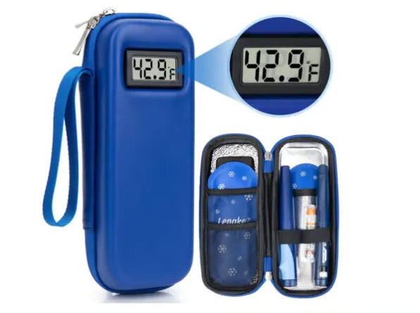 🔥Insulin Cooler Travel Case with Temperature Display