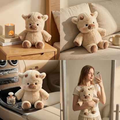 Run Series Highland Cow Plush Toy
