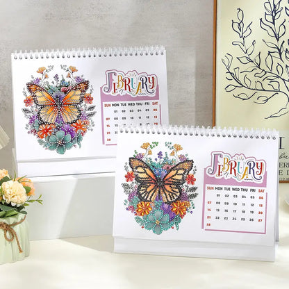 2027 Vintage Theme Diamond Calendar Set