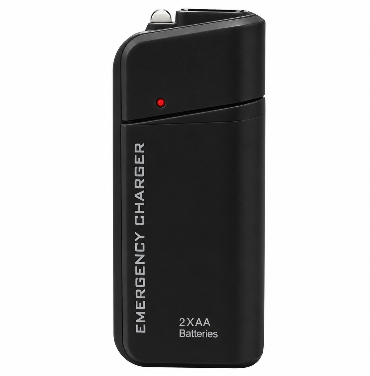 Portable Emergency Phone Charger AA Battery Powered Power Bank with LED Flashlight