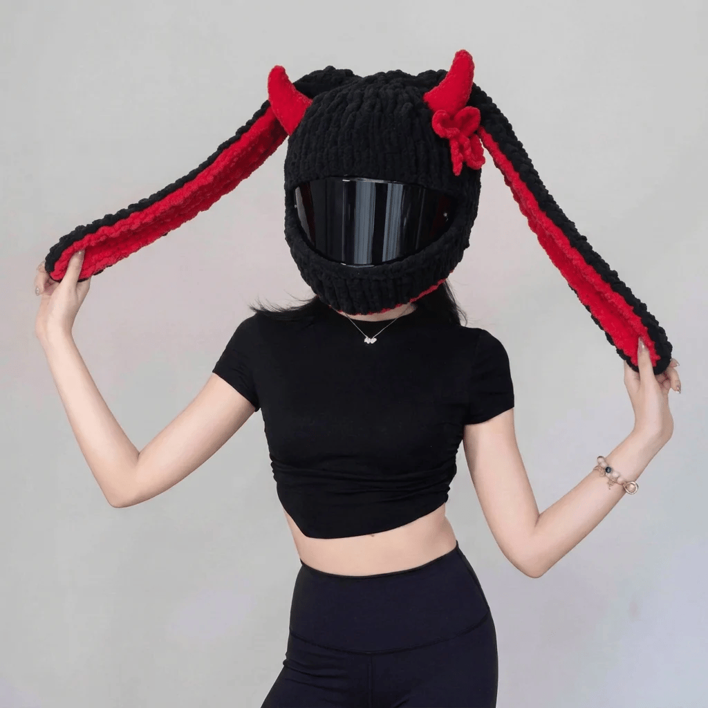 🏍️LAST DAY 49% OFF-🔥Handmade Helmet Cover | Cute Knit Helmet Topper for Motorcycle & Bike Helmets
