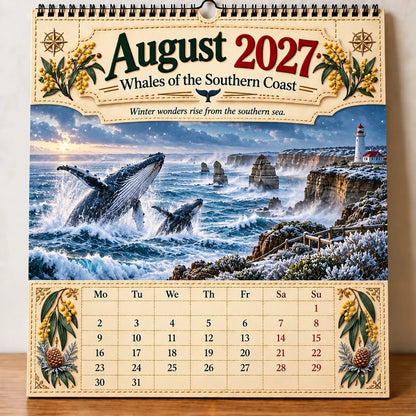 🔥🦘- 2027 Australia 125th Anniversary Wall Calendar 🐨