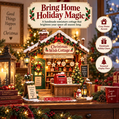 🎄 The Christmas Wish Cottage™-3D Slot-In DIY Christmas Craft Kit