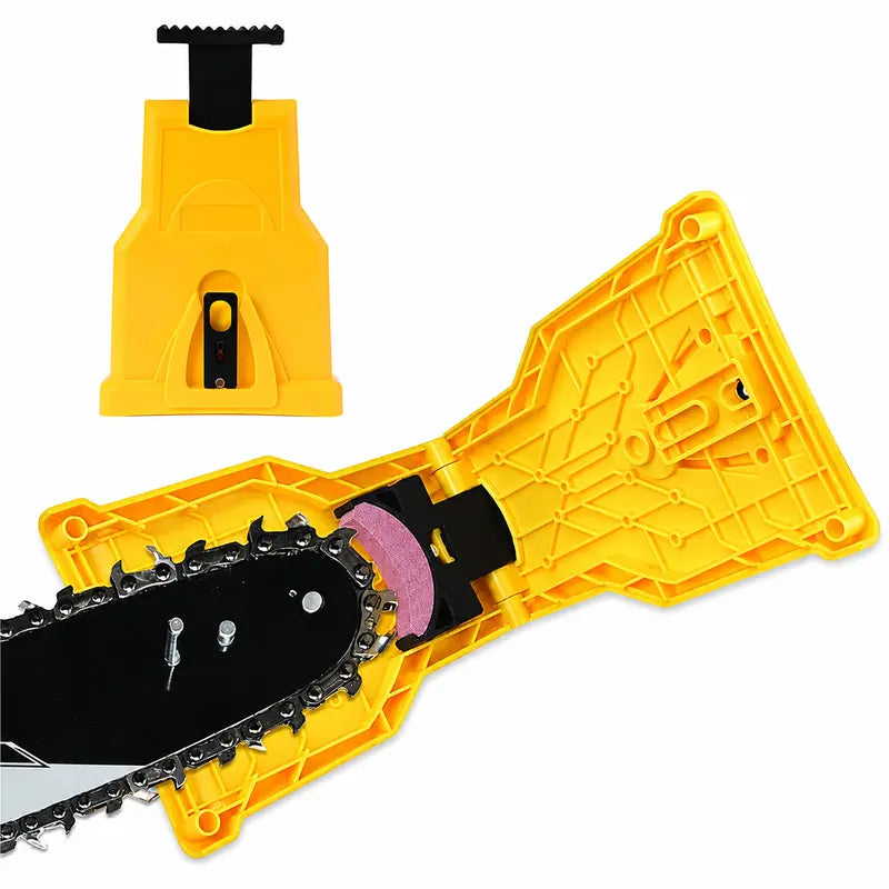 🔧🌲 Portable Chainsaw Chain Sharpener | Fast Bar-Mount Sharpening Tool for 14"–20" Chainsaws