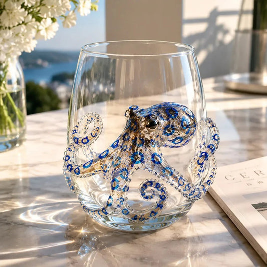 🎁The Perfect Beach House Gift🌊3D Ocean Animal Artisan Glassware Collection