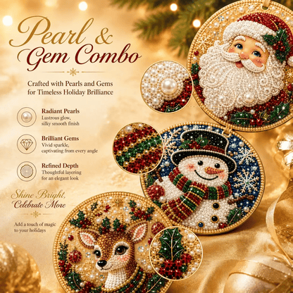 🎄Christmas DIY Diamond Painting Ornaments Kit (6 PCS)🎅