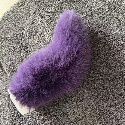 Electric Cat Tail for Car Decoration, Remote-Controlled Wagging Plush Tail for Car