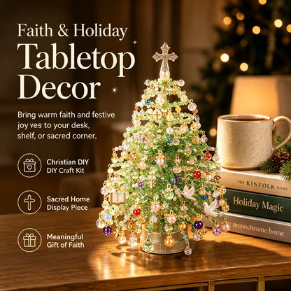 🎄✨ DIY Beaded Christmas Tree Kit – 🎅Create Your Own Sparkling Holiday Decoration