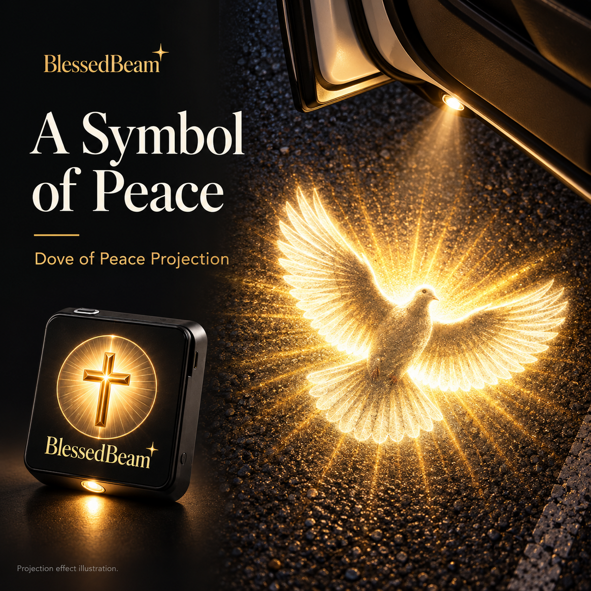 Christian Car Door Projector Light