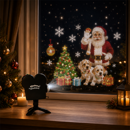 🎄 Christmas & Halloween Window Projector Light – 2-in-1 Projection Lamp with Tripod Stand 🎃