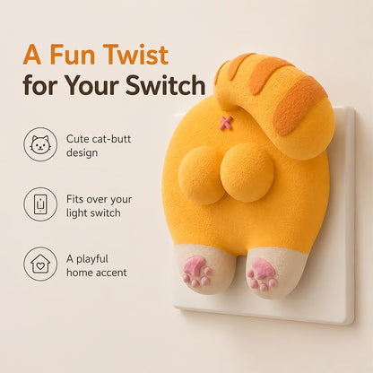 🐱Cute Cat Butt Light Switch Cover