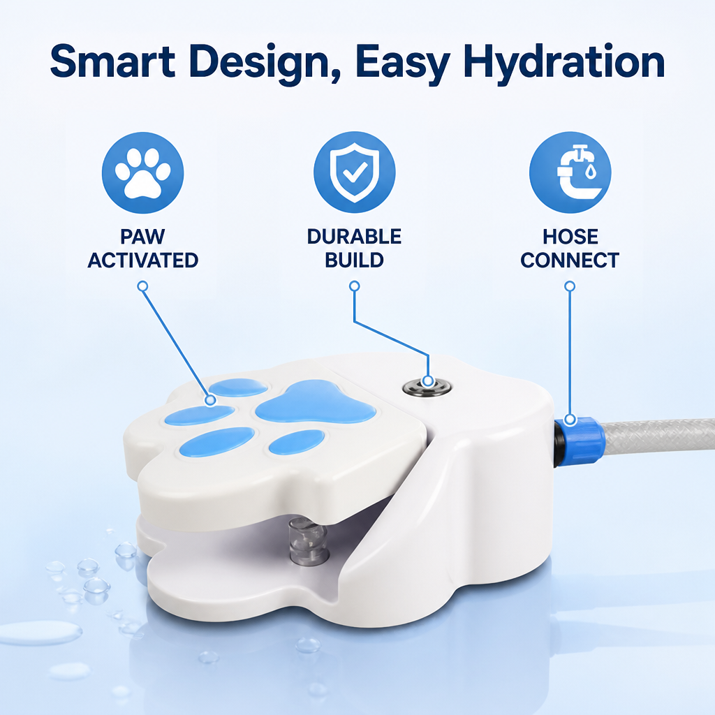 AquaPaw™ — Let Your Dog Quench Their Thirst Anytime, All on Their Own