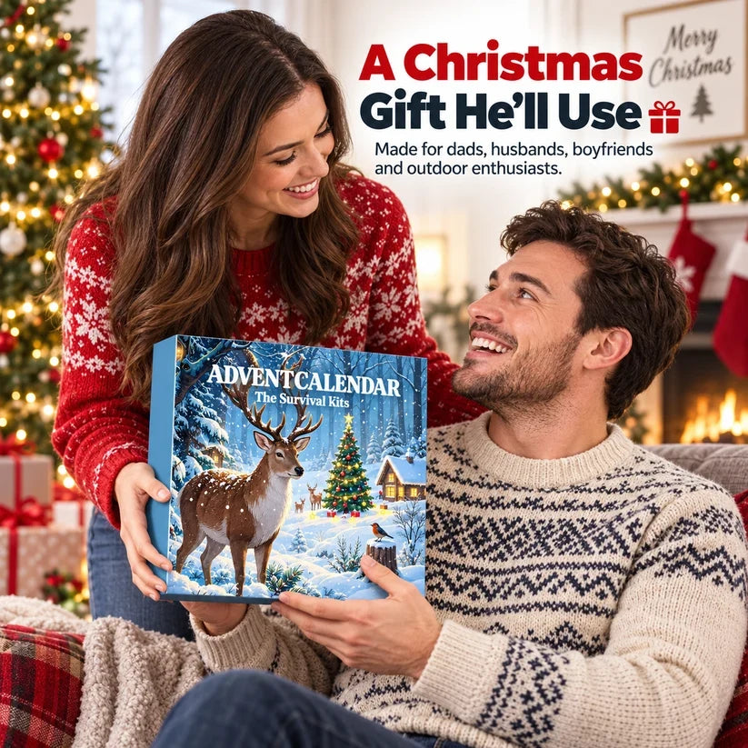 🎄 50% OFF Today! 24-Day Outdoor Gear Advent Calendar for Men