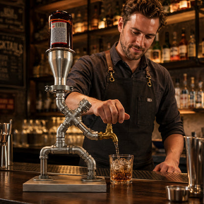 🍾Industrial Style Gravity Drink Dispenser
