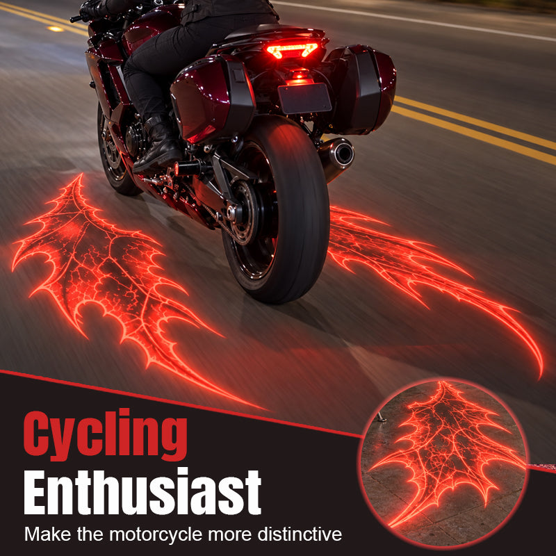 Motorcycle Devil Wing Ground Projection Lights
