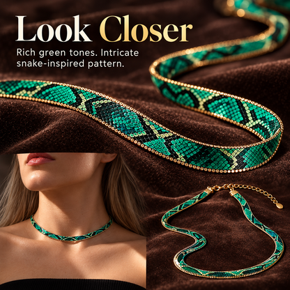 Serpent Statement Necklace