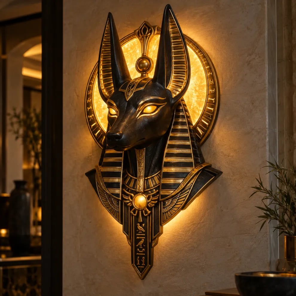 ☀️Anubis Guardian Wall Light™ – ANCIENT PRESENCE. MODERN GLOW