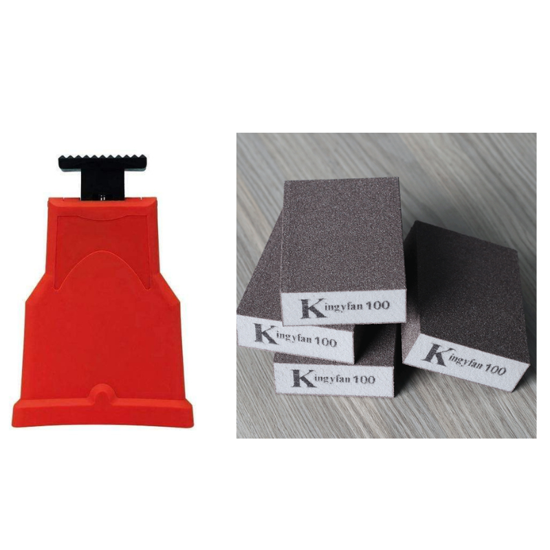 💥Compact Chainsaw Sharpener – Portable Bar-Mount Chain Sharpening Tool with Replaceable Sharpening Stone