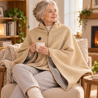 ❄️ LAST CHANCE 50% OFF Heated Wearable Blanket – Stay Warm at Your Desk Without Bulky Layers 🔥