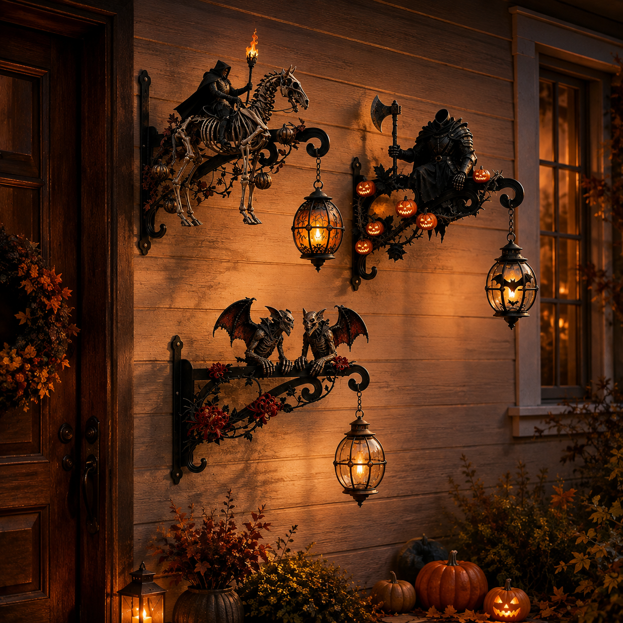 🎃 Turn Your Front Porch into a Haunted Gothic Manor!