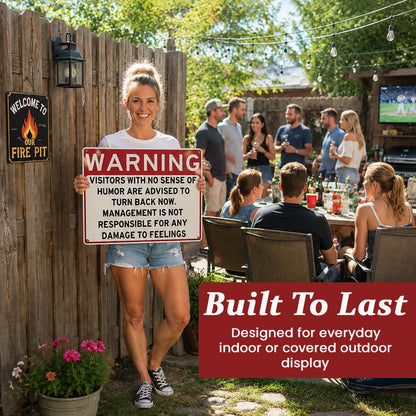 Humor Warning Door Decoration