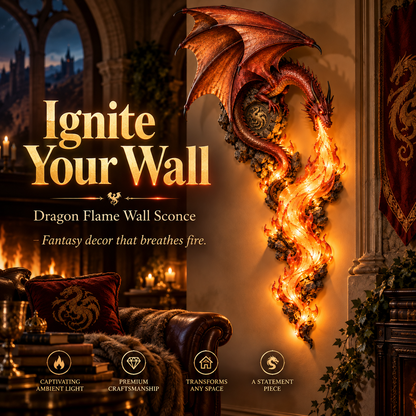 🔥Last Day 49% OFF -🐉 Dragonfire Guardian™ Wall Sconce – A Legendary Flame Awakens On Your Wall 🔥
