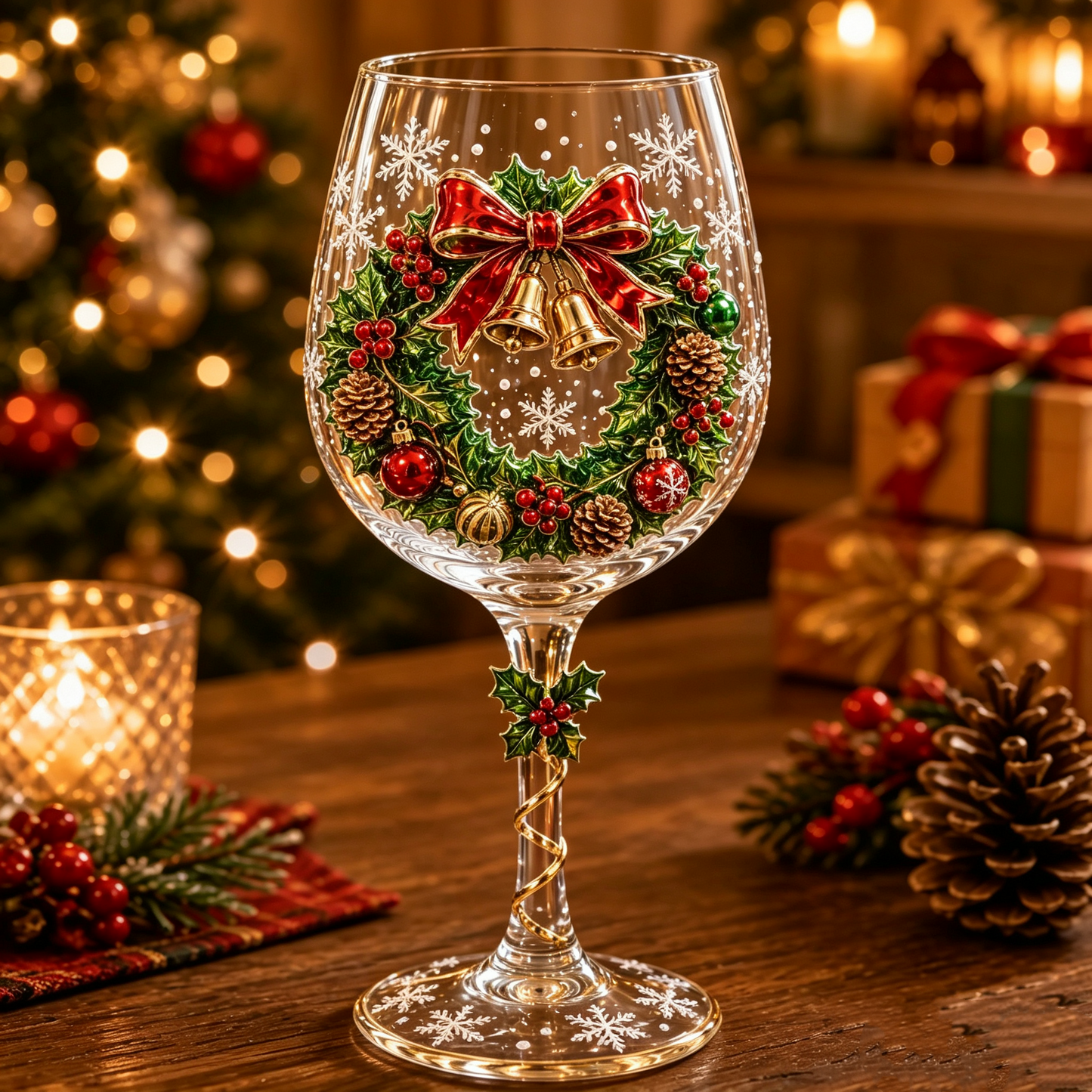 🎄🎁Christmas  Wine Glass Collection Gift Box Set