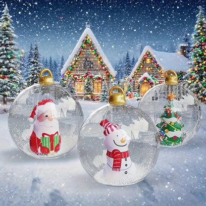 Glowing Christmas Ball, Outdoor Decoration With LED Lights
