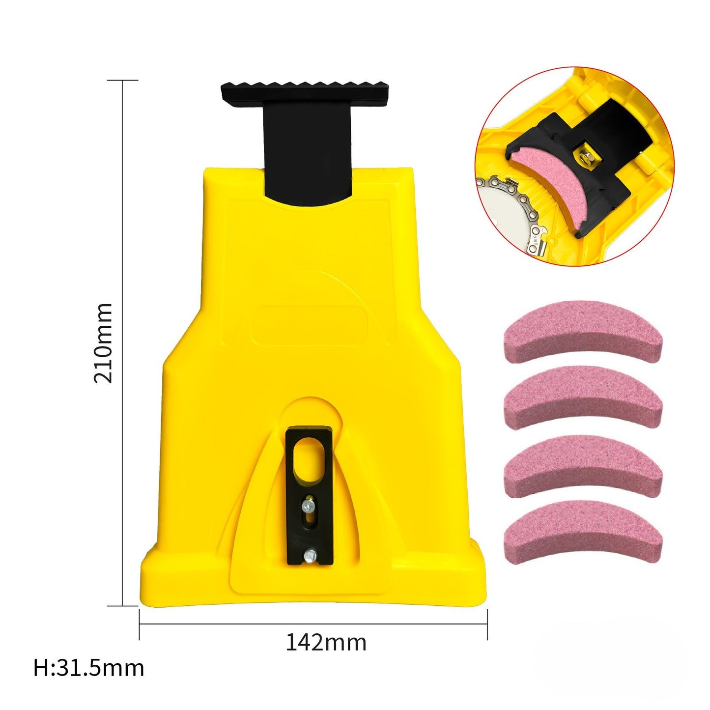 Universal Chainsaw Chain Sharpener Tool - Precision Sharpening for All 14"-20" Chainsaws 🪚