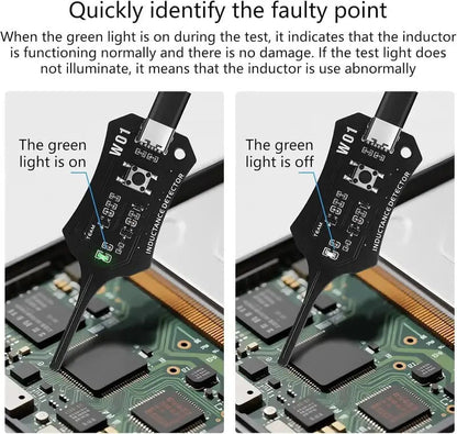 Type-C Inductance Tester Motherboard Coil Tester, Electronic Circuit Board Inductor Detector