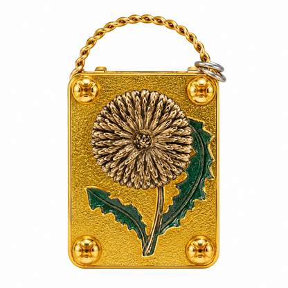 🌸 Mini Brass Flower Press – Pocket-Sized Botanical Keepsakes