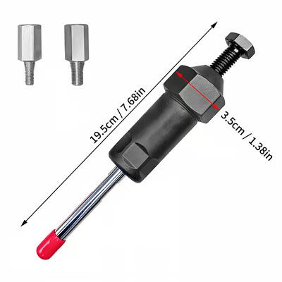 🔧Heavy-Duty Grease Fitting Cleaner – 600 PSI High-Pressure Grease Gun Unclogging Tool with M6/M8/M10 Adapters