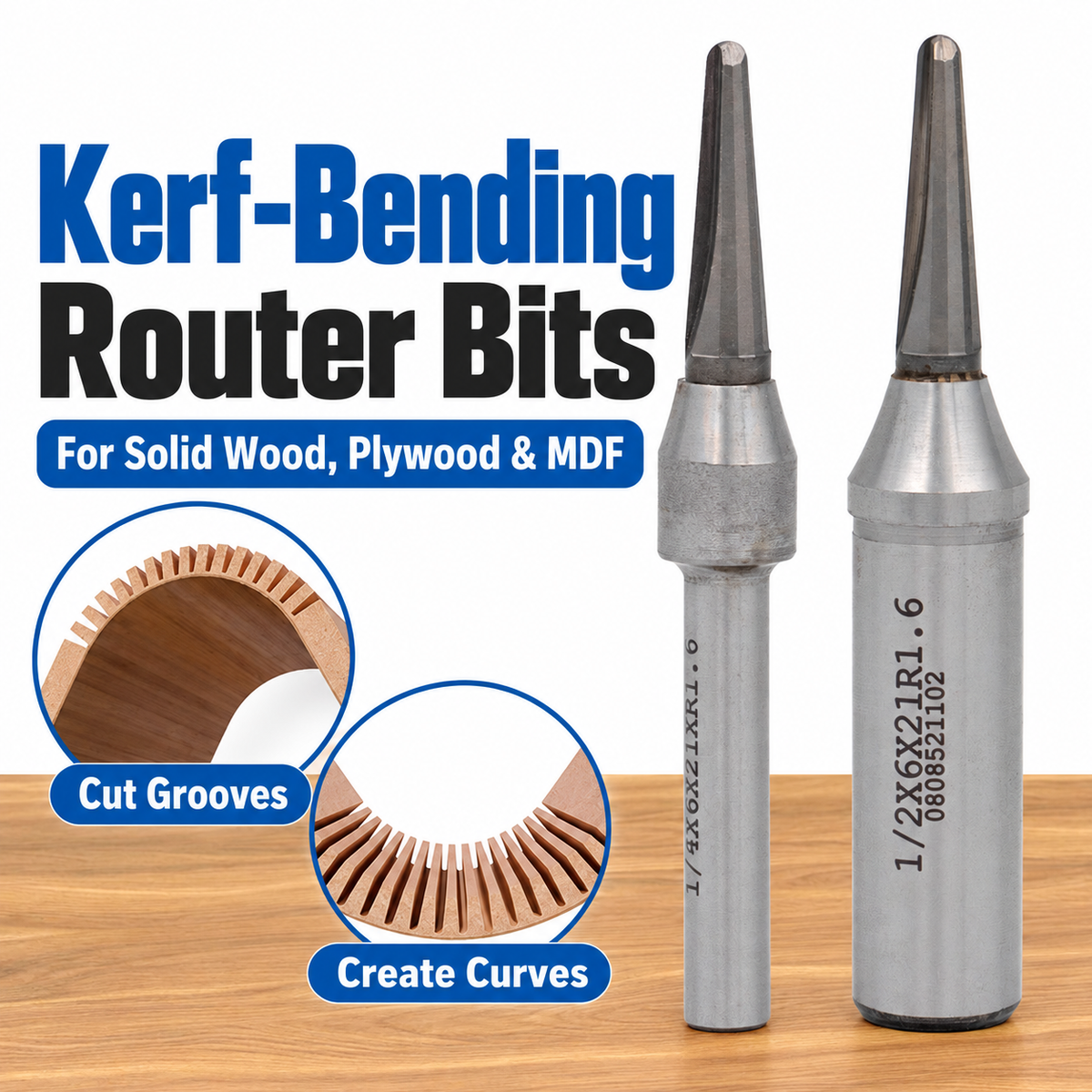Arc-Grooving & Bending Router Bit