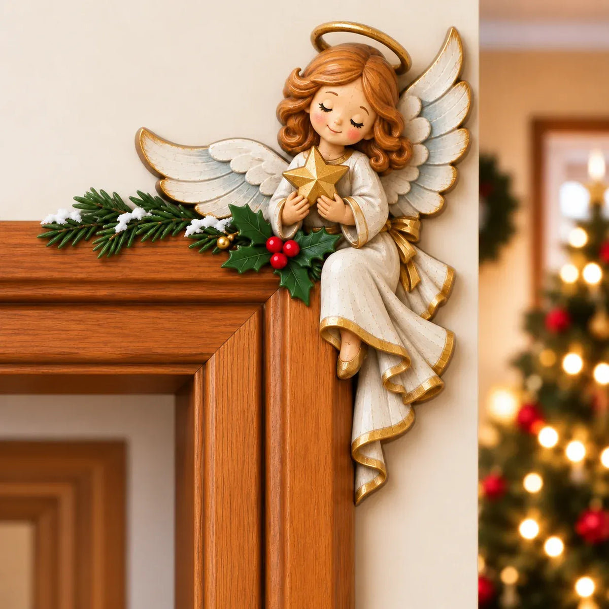 ⏳ Last Day 50% OFF – 🎄 3D Christmas Peekaboo Door Frame Corner Decor | 8 Festive Character Designs with Left & Right Options for Doorways, Entryways & Holiday Corners ✨